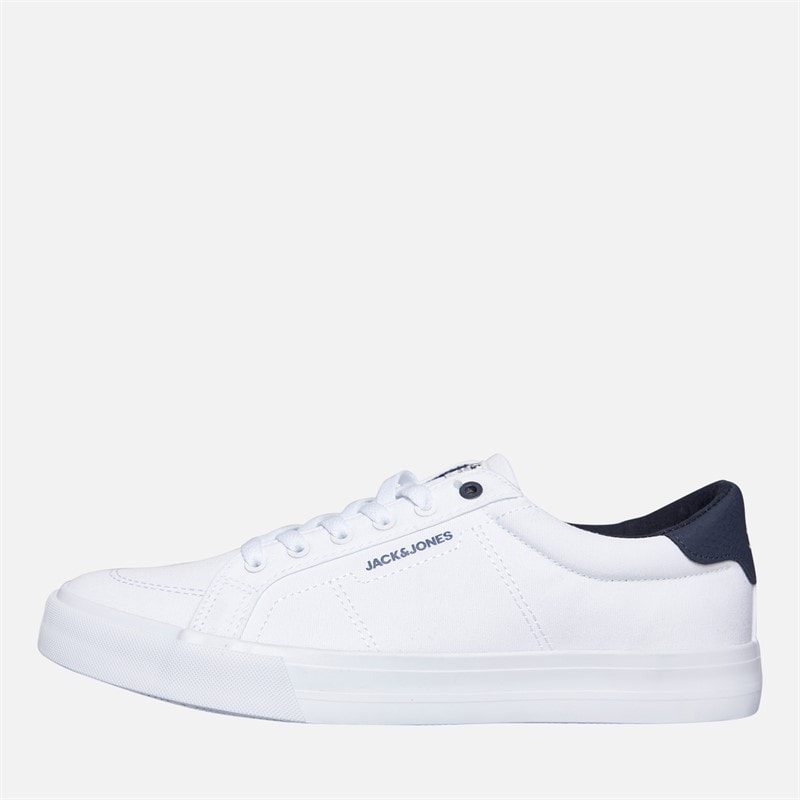 JACK & JONES Herre Basis Lærredssko Hvid