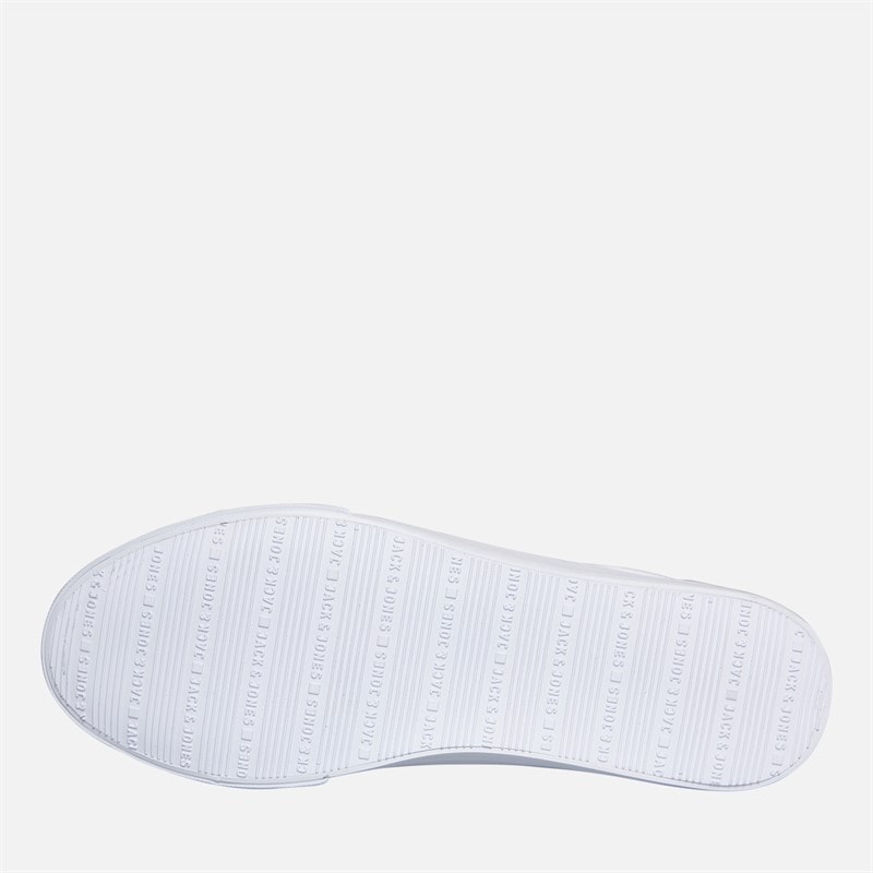 JACK & JONES Herre Basis Lærredssko Hvid - Billede 2