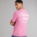 JACK & JONES Herre Norrebro Typo T-shirt Prismer Rosa