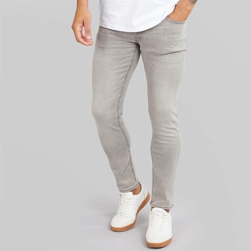 JACK & JONES Herre Glenn Original 333 Slim Fit Jeans Grey Denim