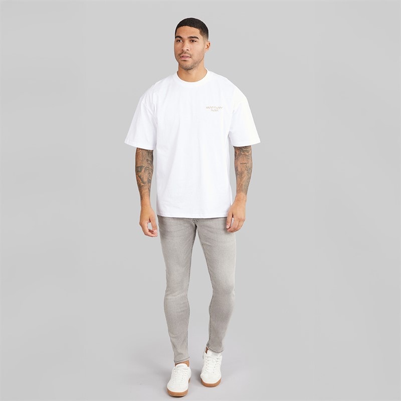 JACK & JONES Herre Glenn Original 333 Slim Fit Jeans Grey Denim - Billede 4
