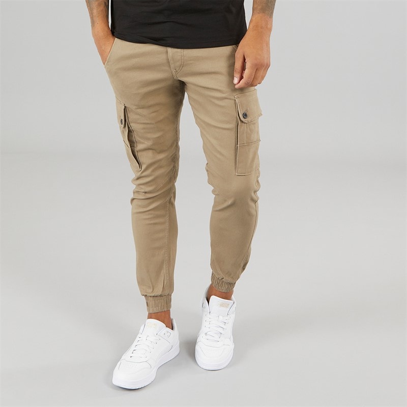 JACK & JONES Herre Paul Warner Akm 111 Cargo Bukser Brun