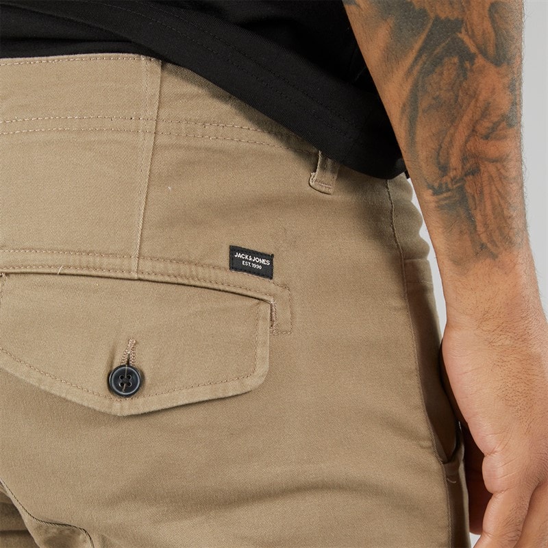 JACK & JONES Herre Paul Warner Akm 111 Cargo Bukser Brun - Billede 3