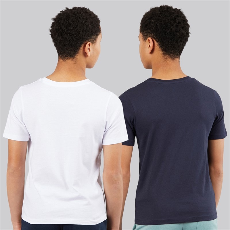 JACK & JONES Drenge Corp Play1 To Pak T Shirts Navy Blazer - Billede 2