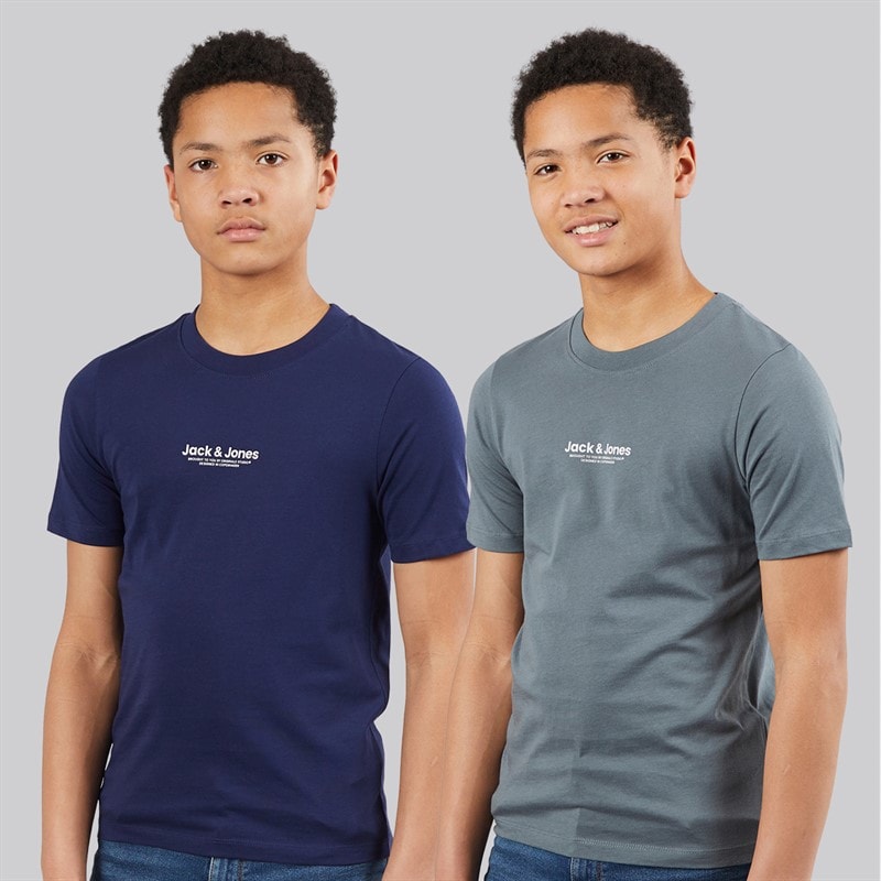 JACK & JONES Drenge Vesterbro to pak T-shirts Ocean Cavern