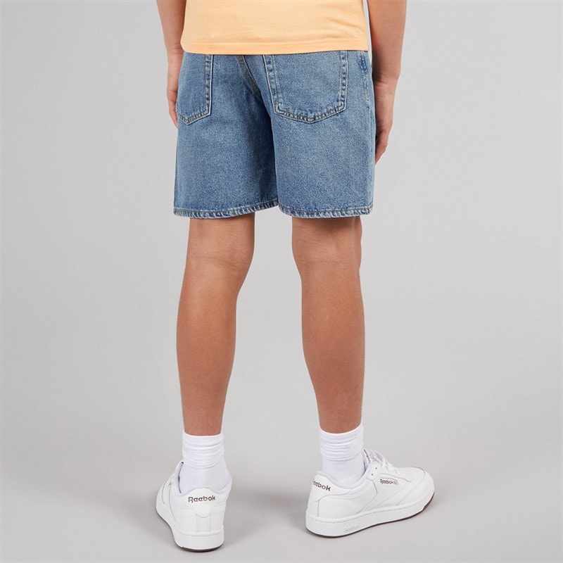 JACK & JONES Drenge Tony Akm 310 Shorts Blue Denim - Billede 2