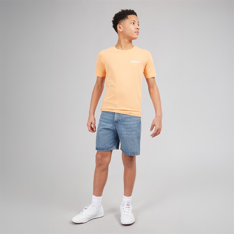 JACK & JONES Drenge Tony Akm 310 Shorts Blue Denim - Billede 4