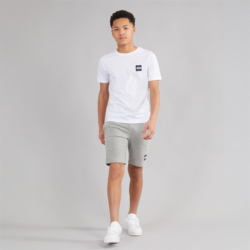 JACK & JONES Drenge Brandy T shirt og shorts sæt Hvid - Billede 3