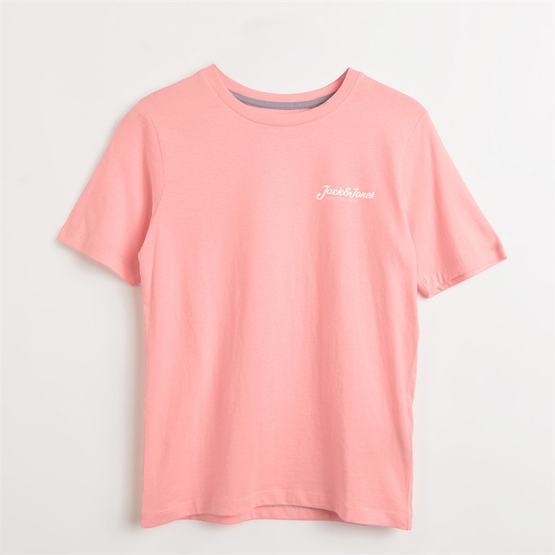 JACK & JONES Drenge Beau tre pak T-shirts Quartz Pink - Billede 3