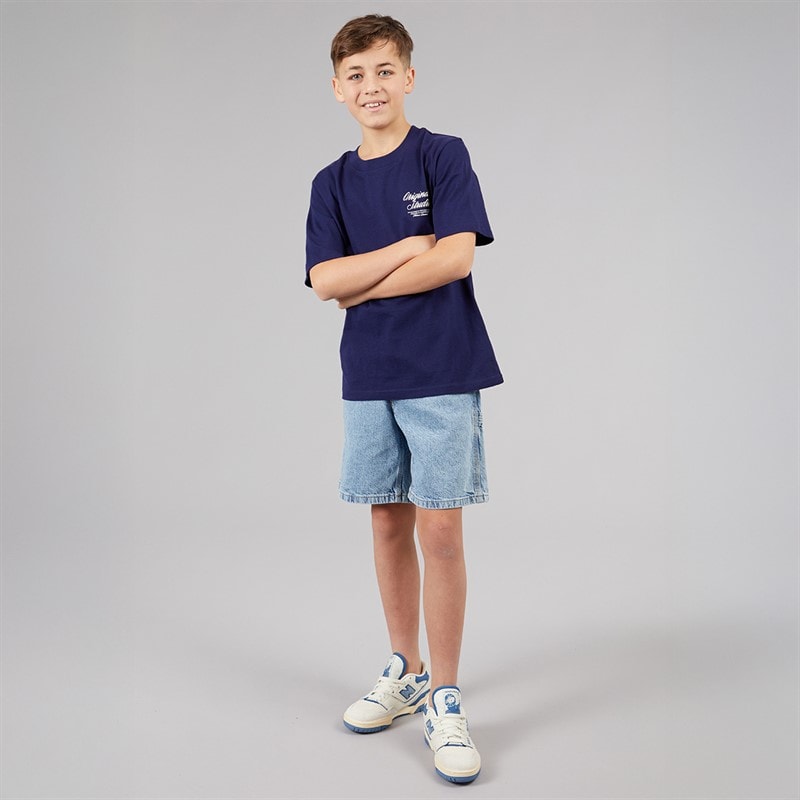 JACK & JONES Drenge Norrebro T shirt Ocean Cavern - Billede 4