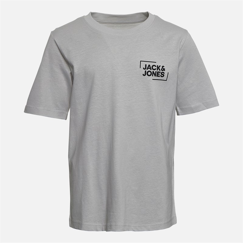 JACK & JONES Drenge Andrew Fem Pak T shirts Sort - Billede 2