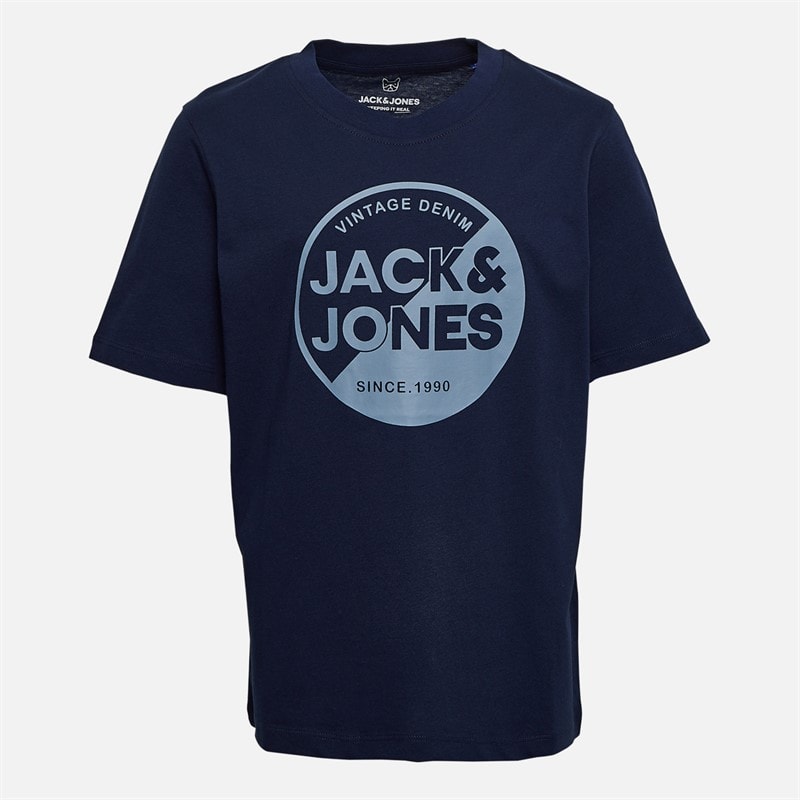 JACK & JONES Drenge Andrew Fem Pak T shirts Sort - Billede 3