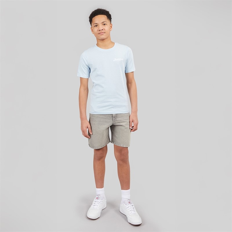 JACK & JONES Drenge Tony AKM 310 Shorts Grey Denim - Billede 4