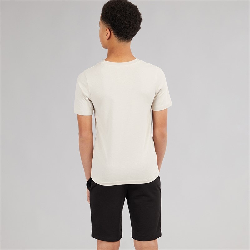 JACK & JONES Drenge Beau T Shirt Og Shorts Sæt Moonbeam - Billede 2