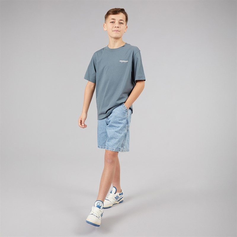 JACK & JONES Drenge Islington T-shirt Stormy Weather - Billede 4