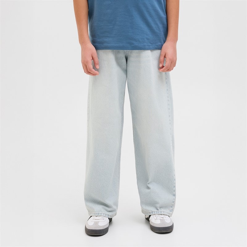 JACK & JONES Drenge Oprindelse Vide Ben Jeans Blue Denim - Billede 1
