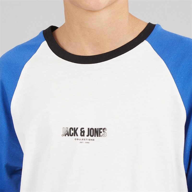 JACK & JONES Drenge Oern T shirt og Shorts Sæt Beaucoup Blue - Billede 3