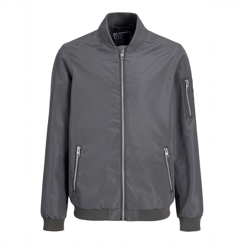 JACK & JONES Drenge Mash Bomber Castlerock - Billede 1