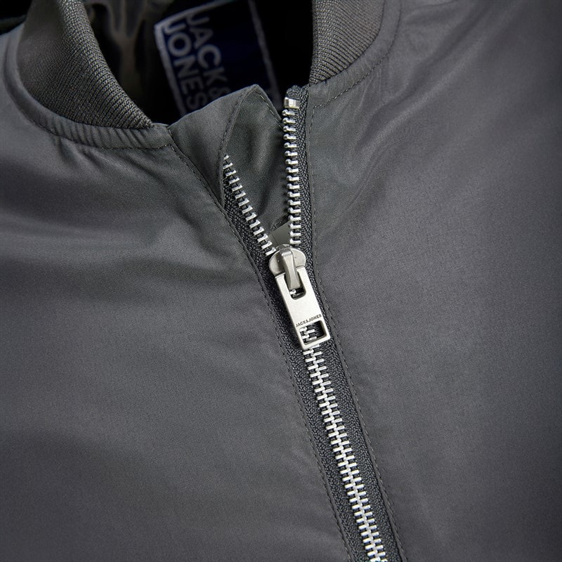 JACK & JONES Drenge Mash Bomber Castlerock - Billede 3