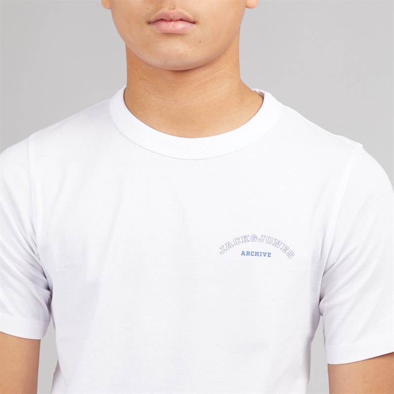 JACK & JONES Drenge college t-shirts og shorts sæt Navy Blazer - Billede 3