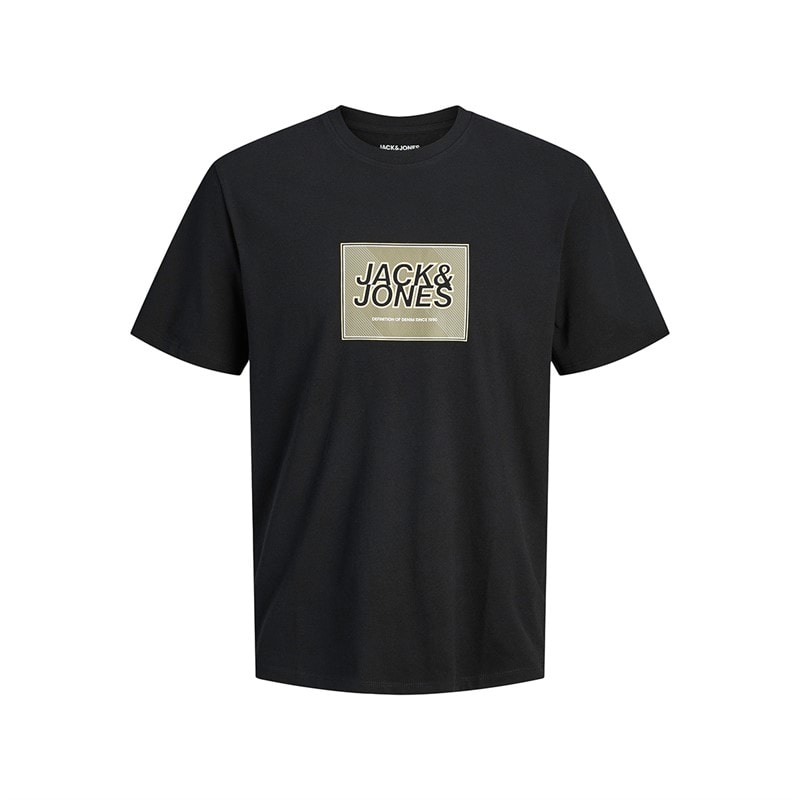 JACK & JONES Drenge Regn Tre Pak T Shirts Sort - Billede 4