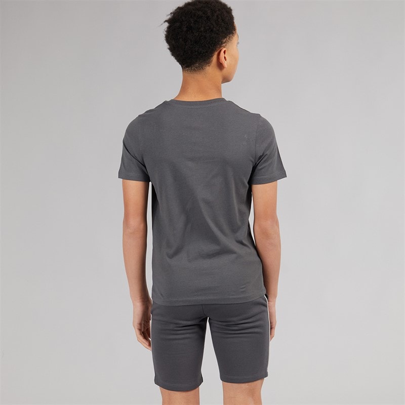 JACK & JONES Drenge Kai T-shirt Og Shorts Sæt Asphalt - Billede 2