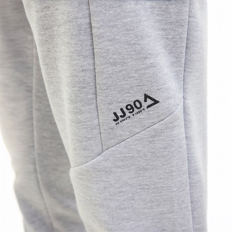 JACK & JONES Herre Fusion Joggers Light Grey Melange - Billede 3
