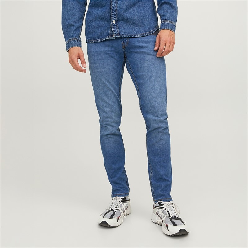 JACK & JONES Herre Glenn Original SQ 223 Noos Jeans Blue Denim - Billede 1