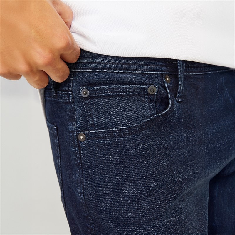 JACK & JONES Herre Glenn Original SQ 260 Noos Jeans Blue Denim - Billede 3