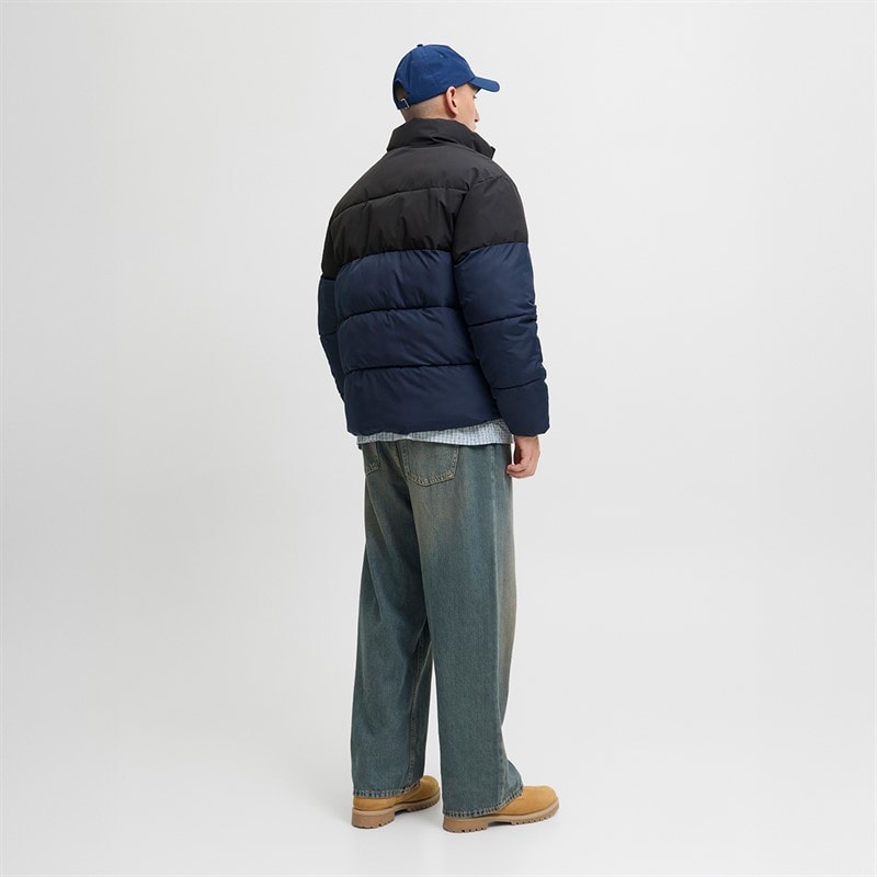 JACK & JONES Herre Maze Puf Krave Jakke Sky Captain - Billede 2