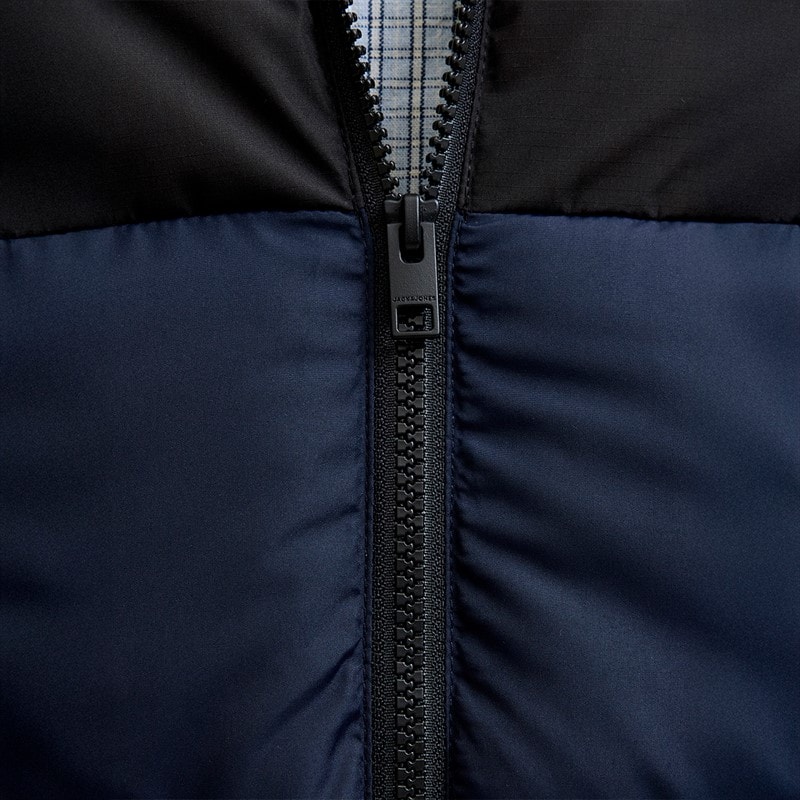 JACK & JONES Herre Maze Puf Krave Jakke Sky Captain - Billede 3