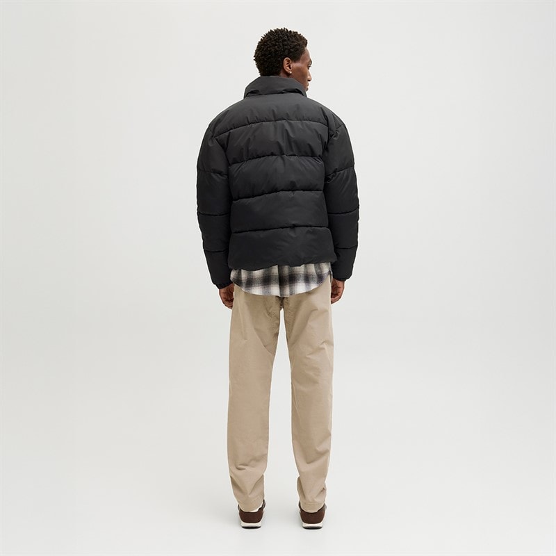 JACK & JONES Herre Maze Puf Krave Jakke Sort - Billede 2
