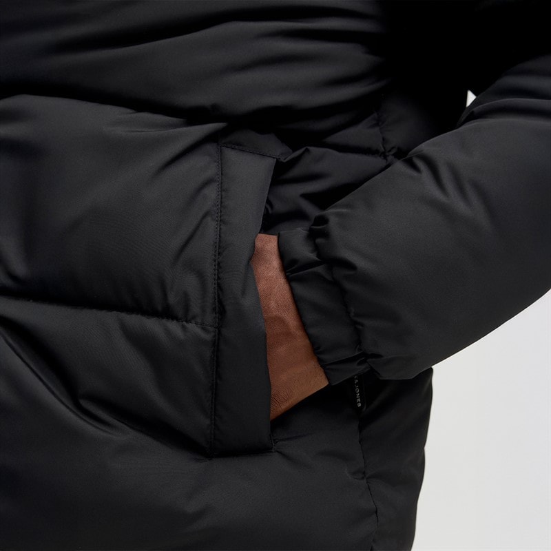 JACK & JONES Herre Maze Puf Krave Jakke Sort - Billede 3