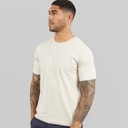 JACK & JONES Herre Afslappet T-shirt Moonbeam