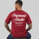 JACK & JONES Herre Norrebro T shirt Tibetan Red