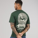 JACK & JONES Herre Maine Ryggtrykk T-skjorte Sycamore