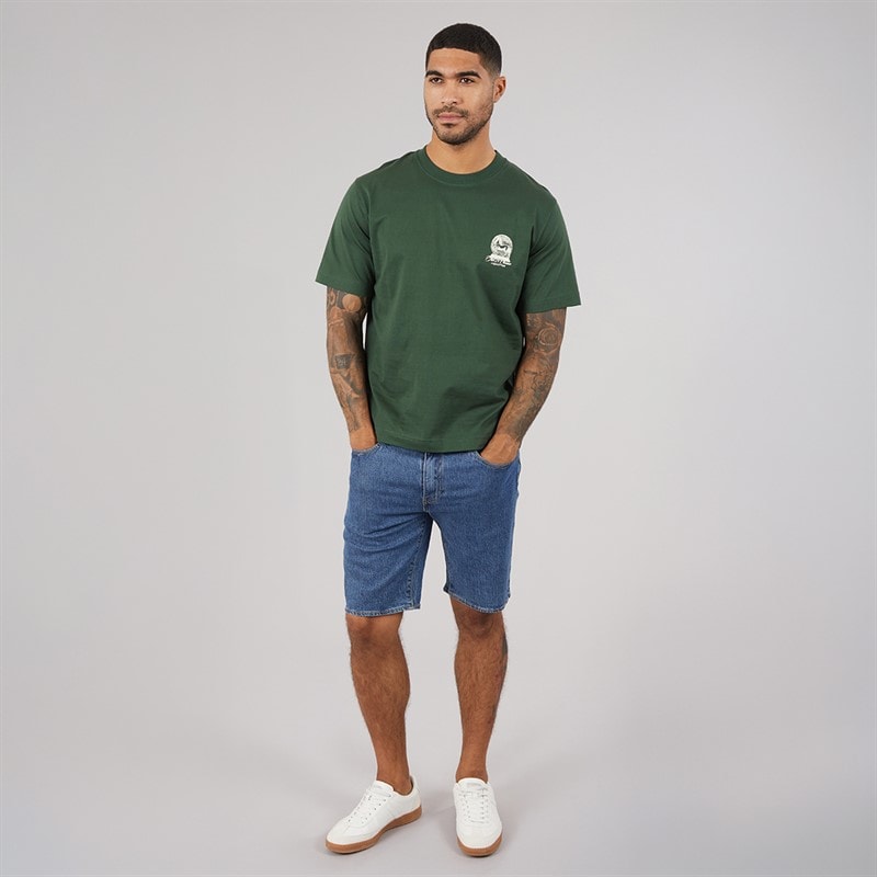 JACK & JONES Herre Maine Ryggtrykk T-skjorte Sycamore - Billede 4