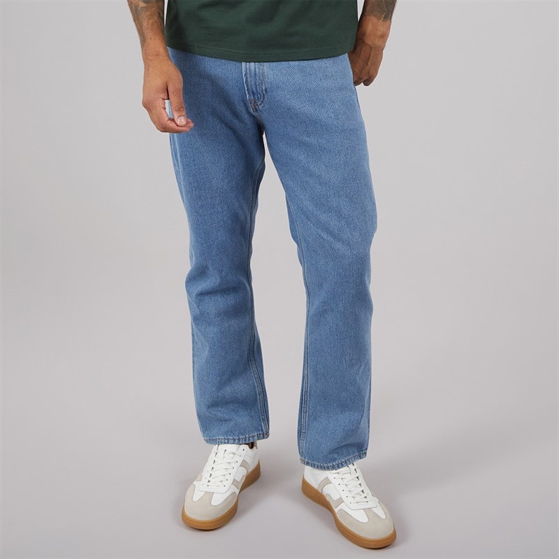 JACK & JONES Herre Chris Original Afslappet Pasform Jeans Blå
