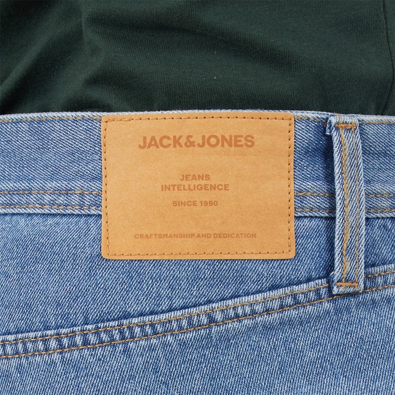 JACK & JONES Herre Chris Original Afslappet Pasform Jeans Blå - Billede 3