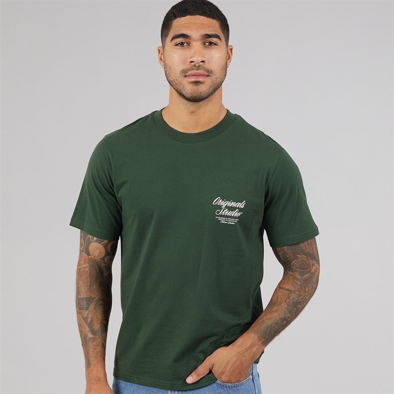 JACK & JONES Herre Norrebro T shirt Sycamore - Billede 2
