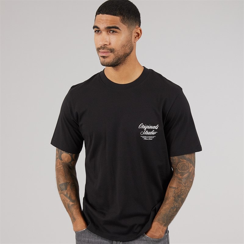 JACK & JONES Herre Norrebro T shirt Sort - Billede 2