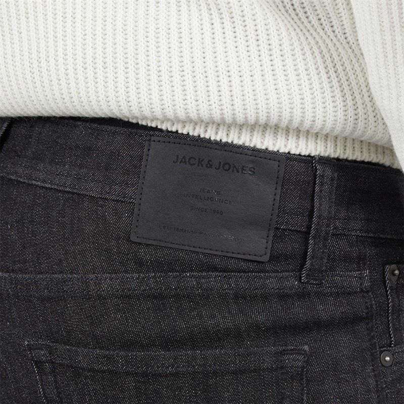 JACK & JONES Herre Glenn Original Slim Fit Jeans Sort - Billede 3