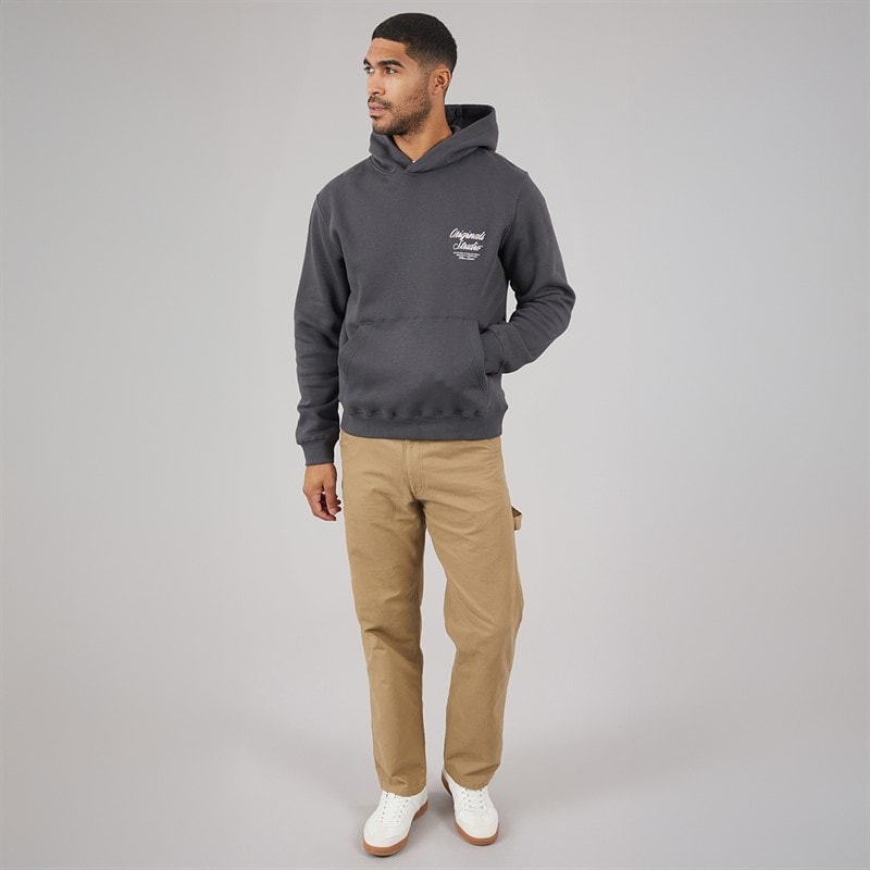JACK & JONES Herre Norrebro Hættetrøje Asphalt - Billede 4