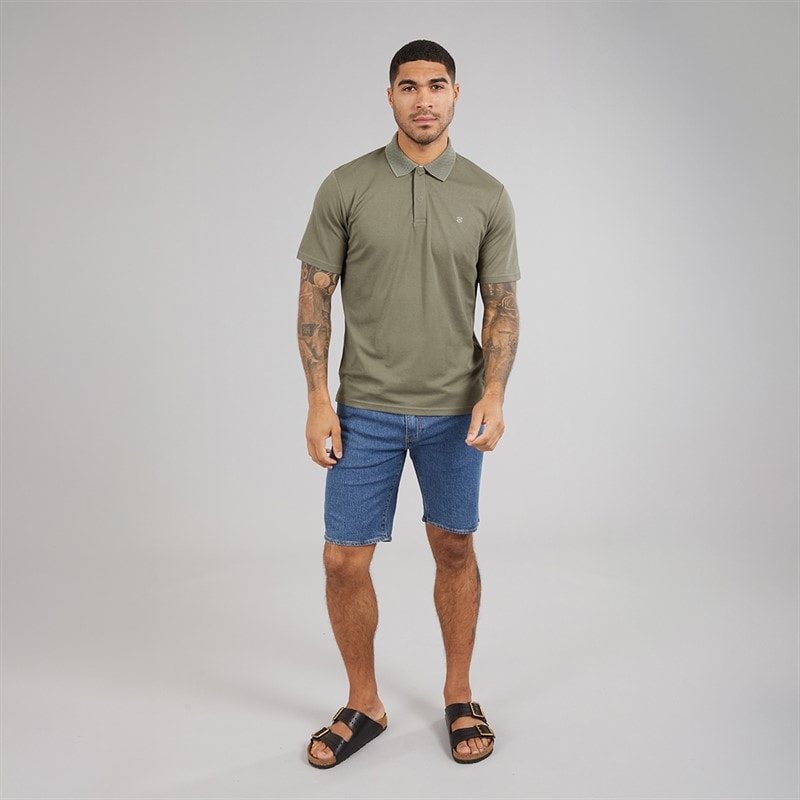 JACK & JONES Herre Crodney Polo Skjorte Dried Sage - Billede 4