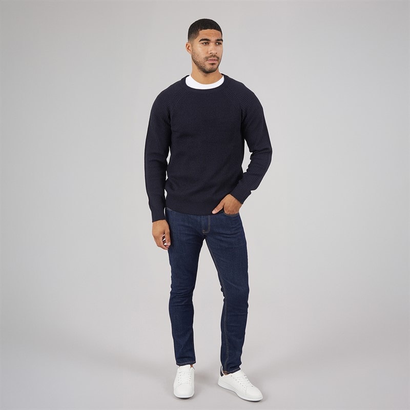JACK & JONES Herre strikket sweater Sky Captain - Billede 3