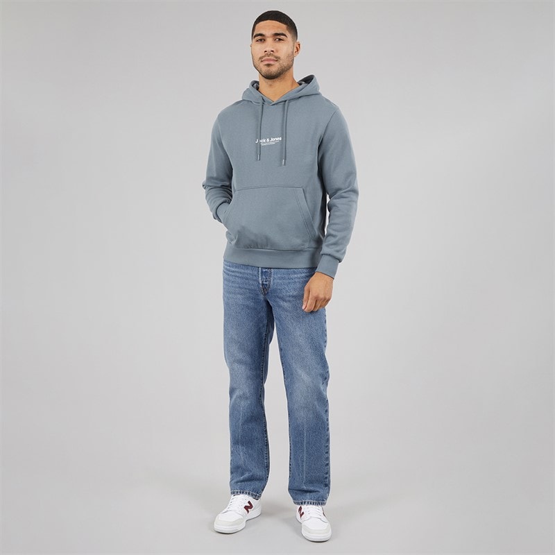 JACK & JONES Herre Vesterbro Hoodie Stormy Weather - Billede 3