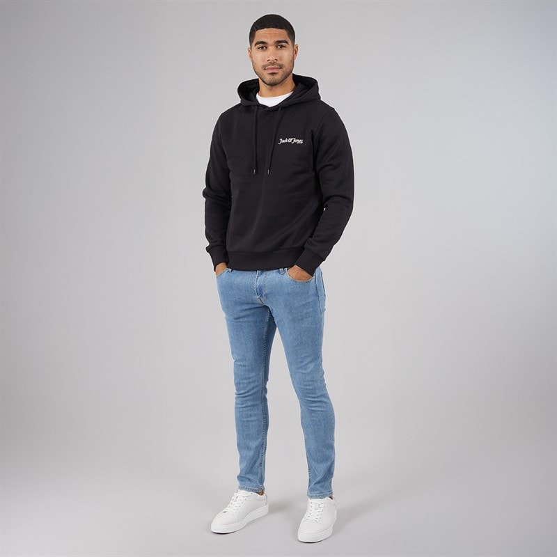 JACK & JONES Herre Glenn Original Slim Fit Jeans Blå - Billede 4