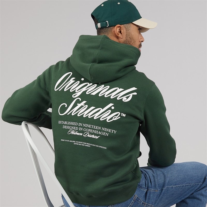 JACK & JONES Herre Norrebro Hættetrøje Sycamore - Billede 1
