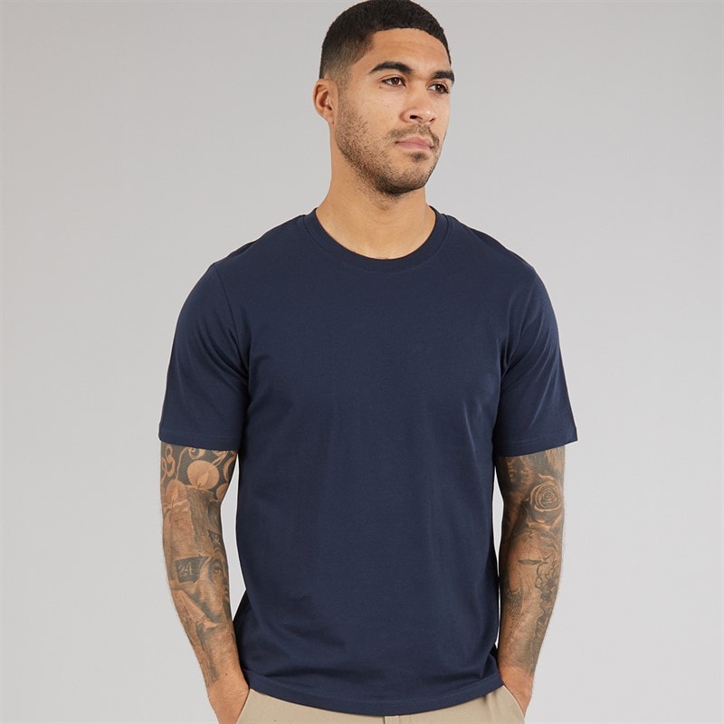 JACK & JONES Herre Afslappet T-shirt Navy Blazer - Billede 1