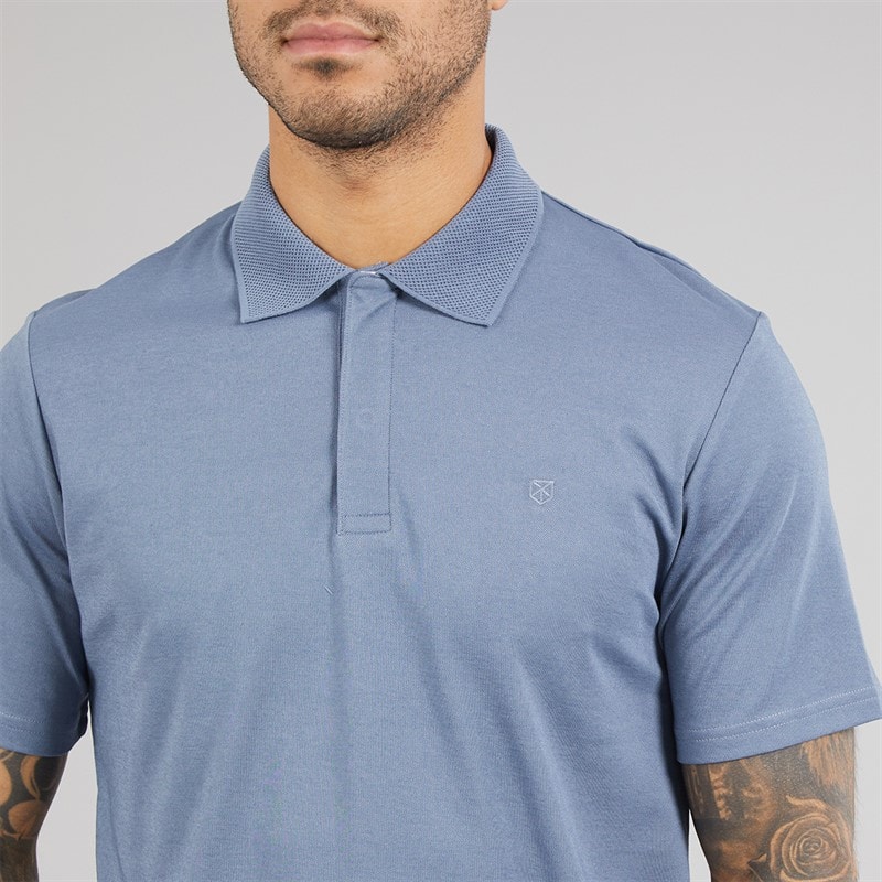 JACK & JONES Herre Crodney Polo Skjorte Flint Stone - Billede 3